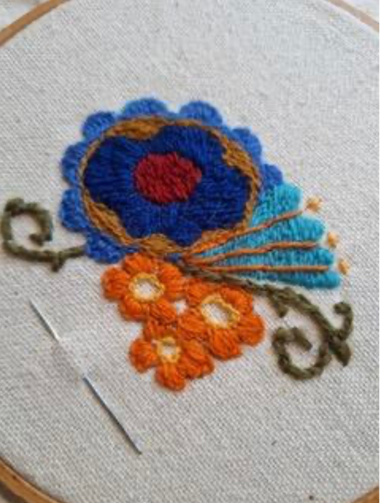Introduction to Colcha Embroidery, Wed., Feb. 11, 12:30 - 4:30 pm, Instructor Eileen Dowty