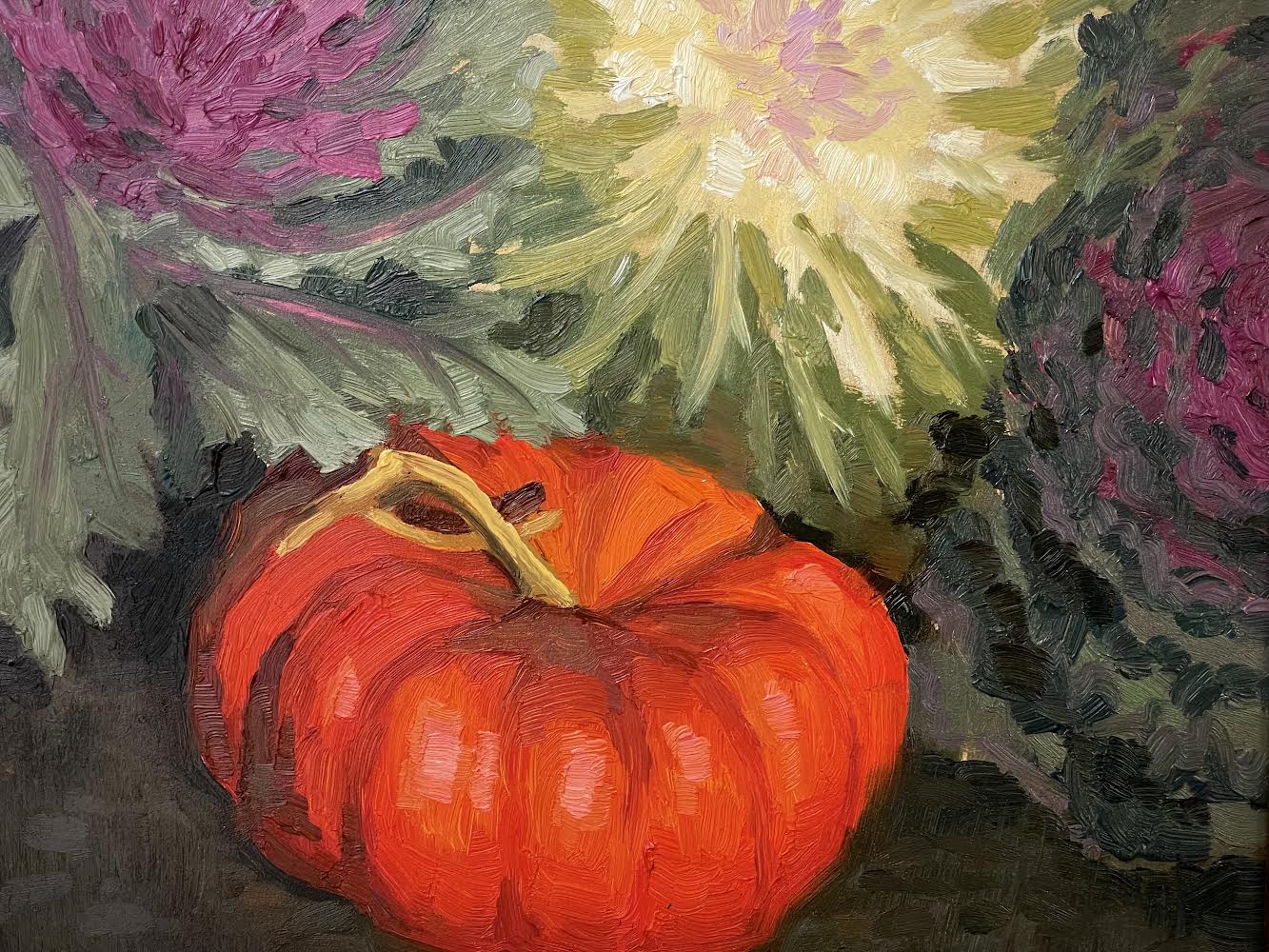 Autumn Still Life in Oils, Thurs, Nov. 19, 1pm to 4pm , Instructor Christine Joy Swanson