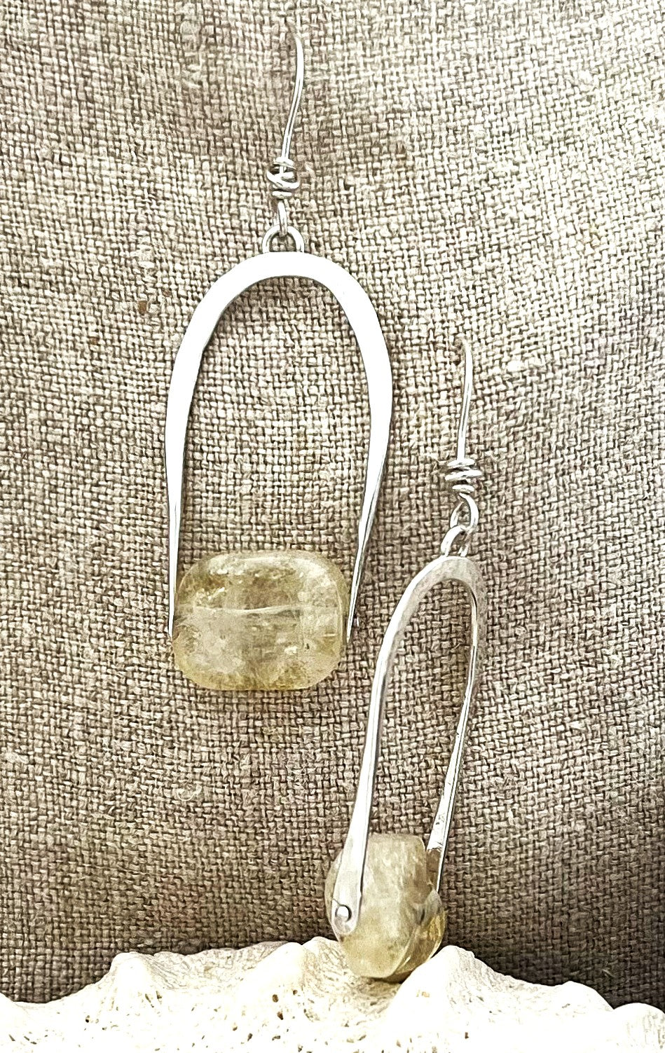 Earrings w Citrine