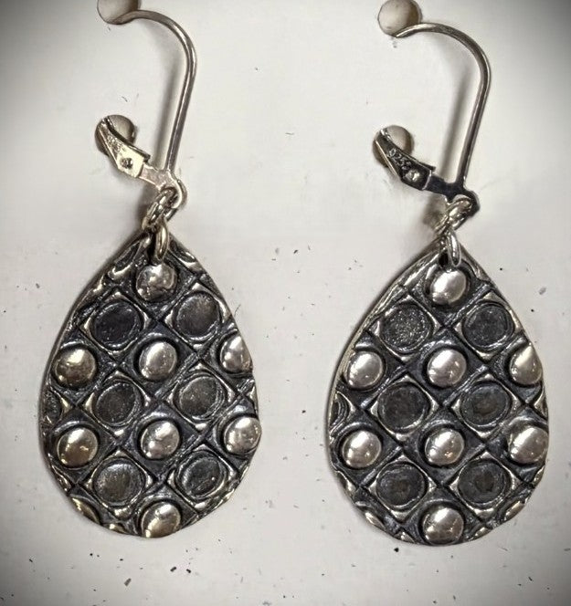 Earrings, Teardrop / Dots 197