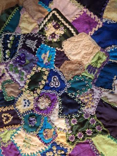 Crazy Quilt, Wed., Nov. 4, 12:30 - 4pm, Instructor Eileen Dowty