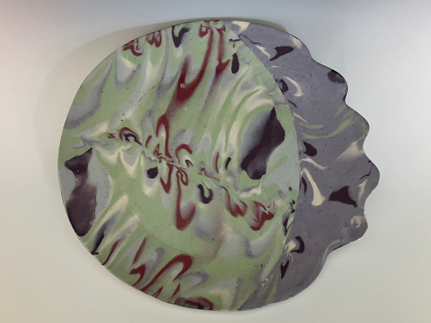 Plate Lavender/Green 37