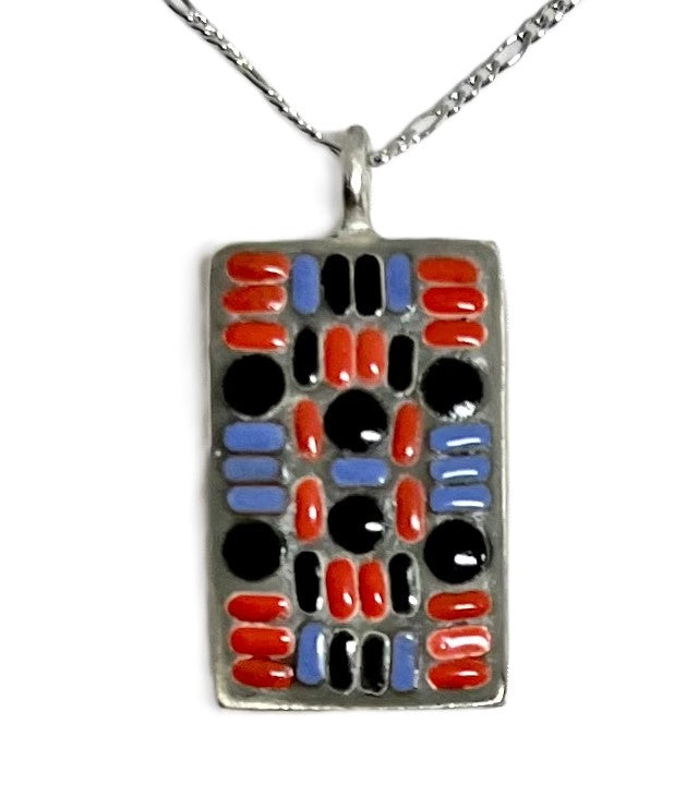 Rectangular Patchwork Pendant