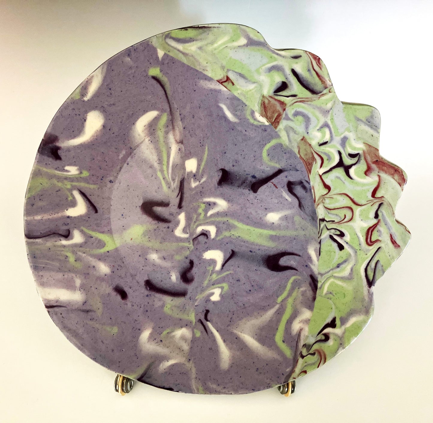 Plate Lavender/Green 38