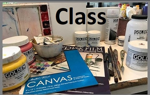 Watercolor & Acrylic Painting: Grounds, Materials and Tools, by Kathleen Buck, KBV22