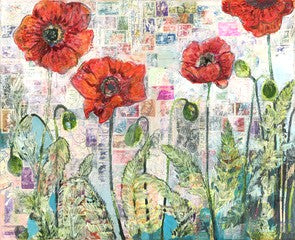 Painted Collage Workshop, Sat., Oct. 31, 10am – 4pm, Instructor, Jennifer Lommers
