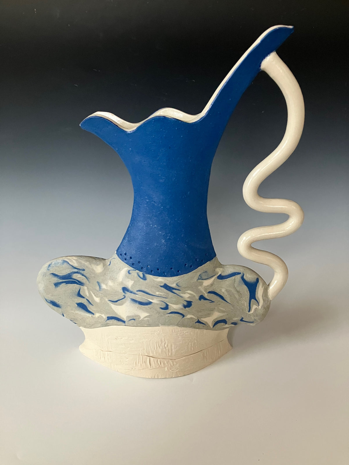 Captain's Blue Rain Pitcher 62