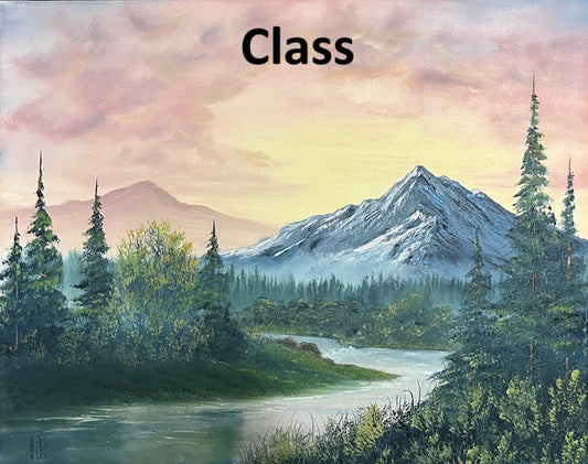 CLOSED - Paint Along with Aaron, Sun., Feb. 16, 2025, 10AM to 4PM, Instructor, Aaron Akers