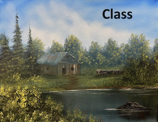 CLOSED Paint Along with Aaron, Sun., Sept. 22, 2024, 10AM to 4PM, Instructor, Aaron Akers