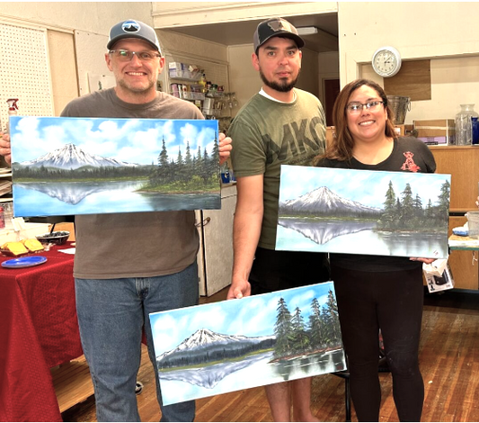 Paint Along with Aaron, Sun., Dec. 13, 10am-4pm, Instructor Aaron Akers