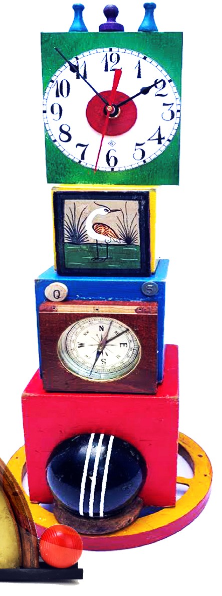 Make a One-of-a-Kind Clock with Ann!  Sun, Jan. 11, 10am to 4pm, Instructor Ann Durley