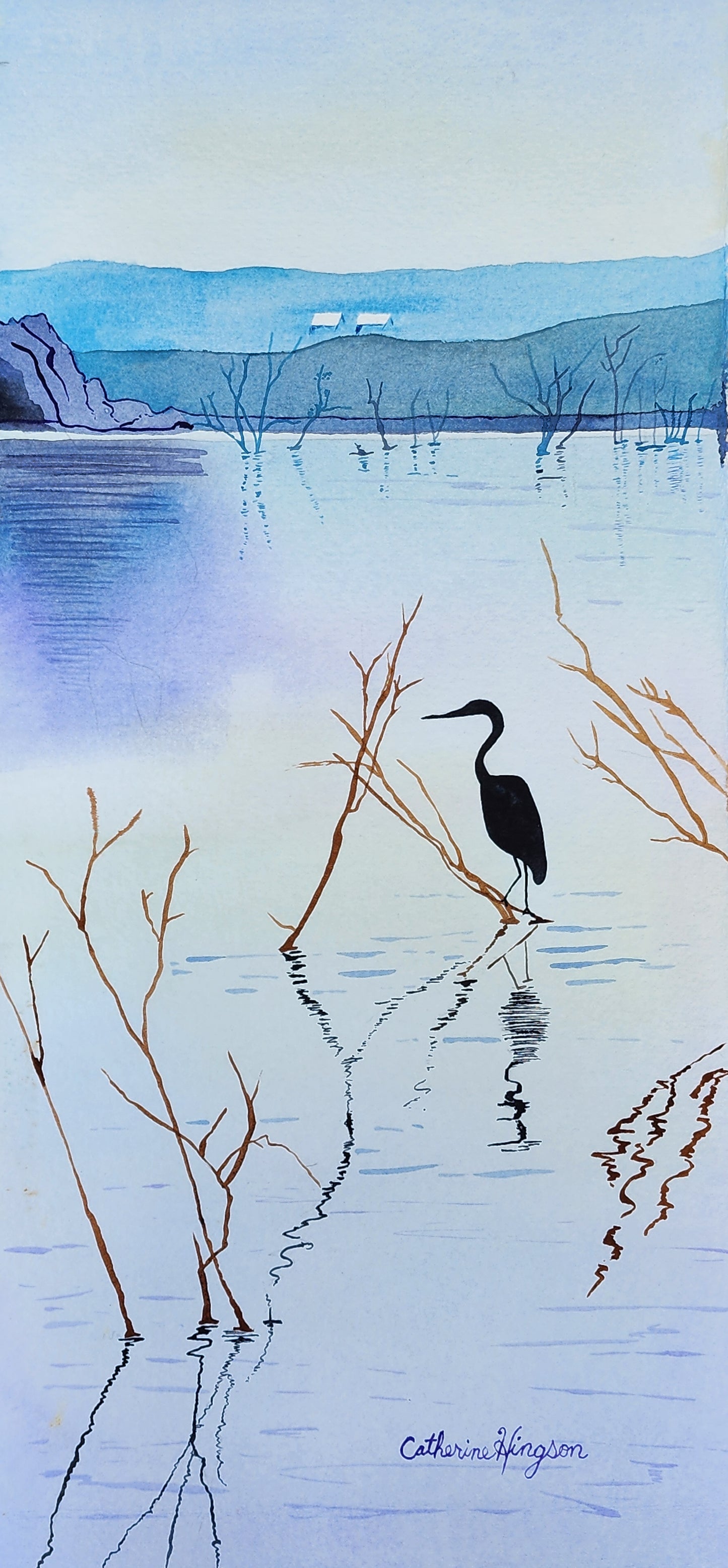 Heron at Dawn