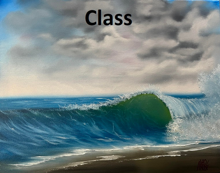 "Paint Along with Aaron - Crashing Waves", 231008, by Aaron Akers, Instructor