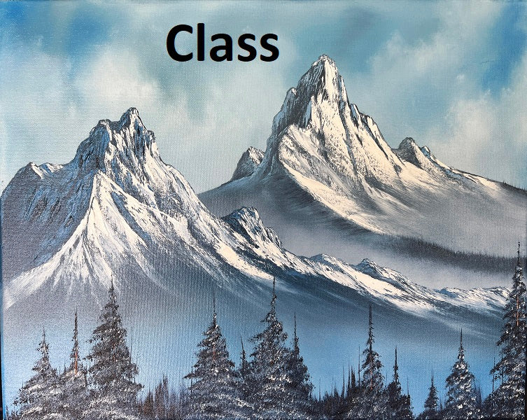 "Paint Along with Aaron - Ice Mountain", 231210, by Aaron Akers, Instructor