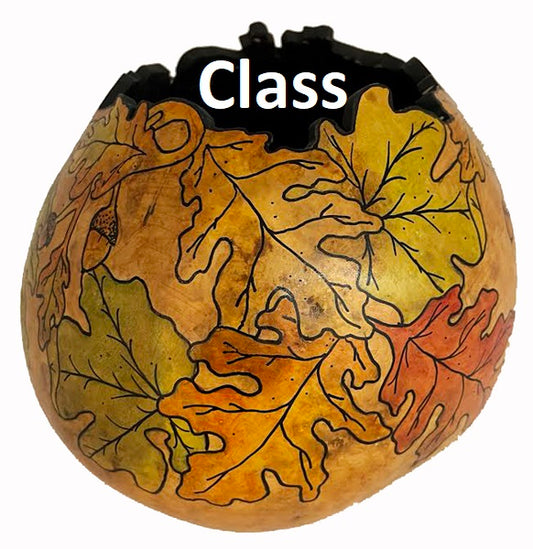 "Gourd Leaf Bowl", 231105, by Claudia Herber, Instructor