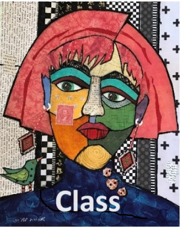 Collage Portraits "Picasso Style", Sat. & Sun., Apr. 27 & 28, 2024, 11AM - 3:30PM, Instructor Deanna White
