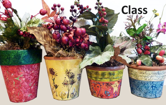 Painted Pots, Sat., July 13, 11am - 3pm , Instructor, Deanna White