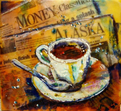 ENCAUSTICS 101, Wed., Nov. 25, 10am - 12pm,  Instructor Janet Hickok