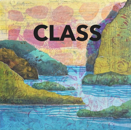 CLOSED -- Mixed Media/Collage, Mon., Oct. 27, 10 am – 2 pm, Instructor, Janet Hickok