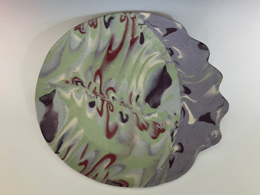 Plate Lavender/Green 37