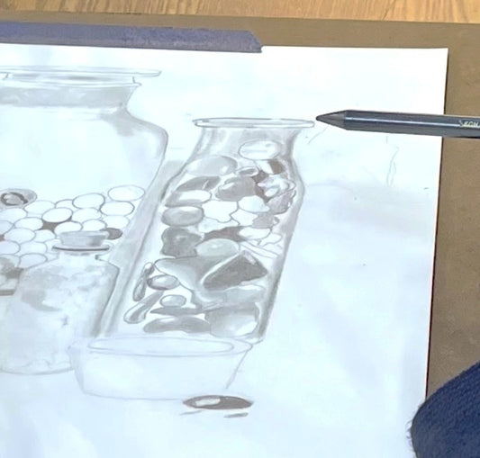 Drawing 102, 5 Week Workshop, Mon., Apr. 13, 27, May 4, 11, 18, from 1pm to 4 pm., Instructor Janet Hickok