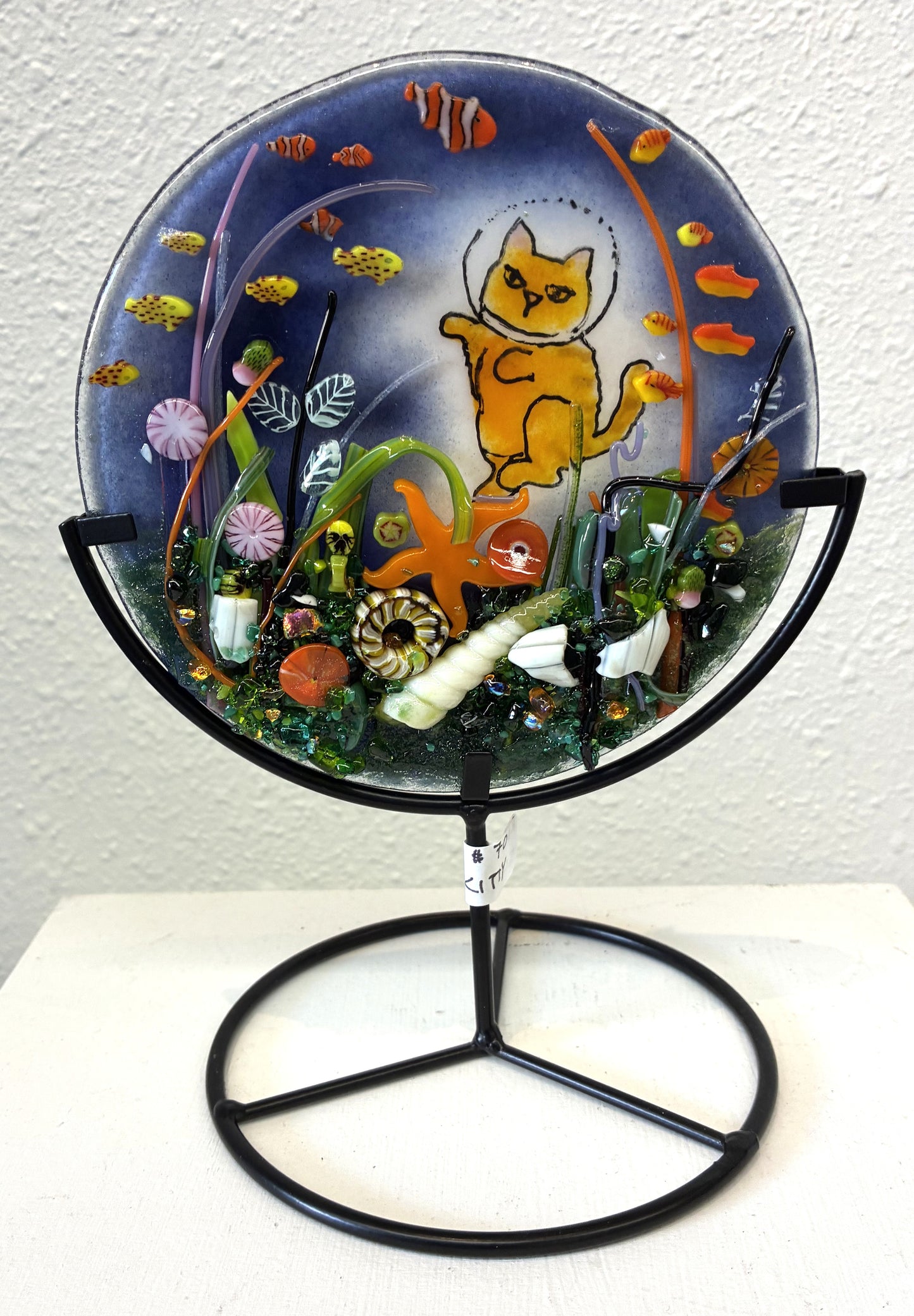 Scuba Kitty w Stand, dk blue
