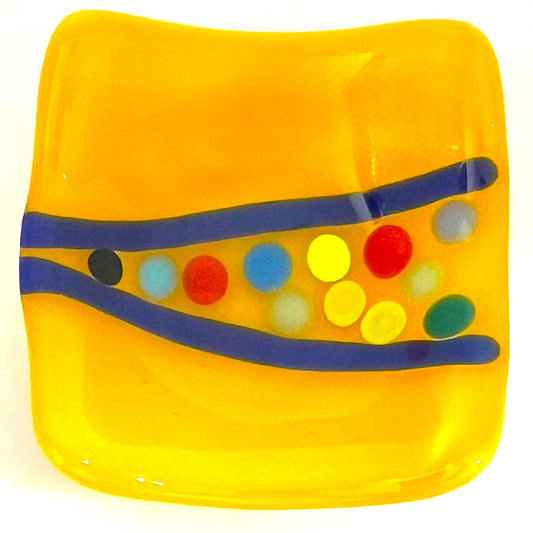 Yellow Teabag Holder 687