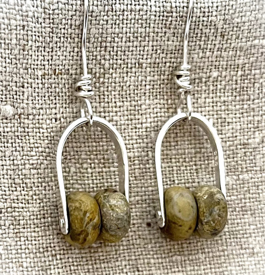 Earrings Owyhee Jasper 86