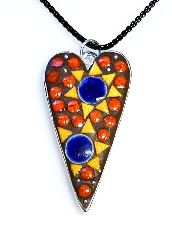 Pendant, Sunflower Heart