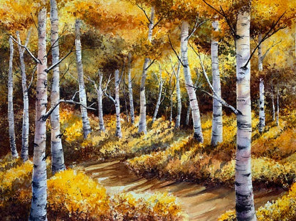 Colors of Fall in Watercolor, Thurs's, Oct 1, 8, 15, 29, 1:30 - 4:30pm , Instructor, Michelle Myers