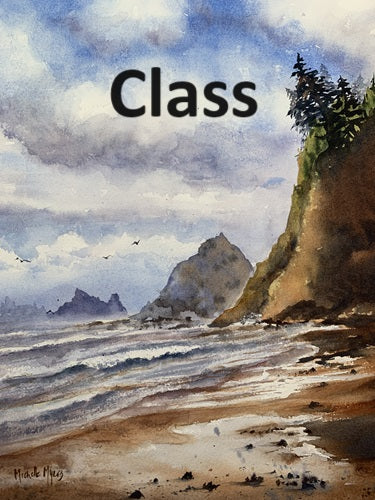 Watercolor Workshop – 4 Week Series, Thurs'., Sept. 5, 12, 19, 26, 1:30pm - 4:30pm , Instructor Michelle Myers