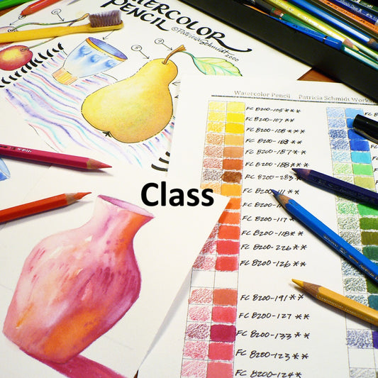 Watercolor Pencil Basics Workshop, Sat., Feb. 1, 2025, 10AM -4PM, Instructor, Patty Schmidt