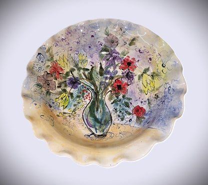 Small Bowl, Blue & White