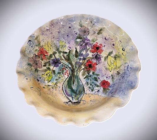 Small Bowl, Blue & White