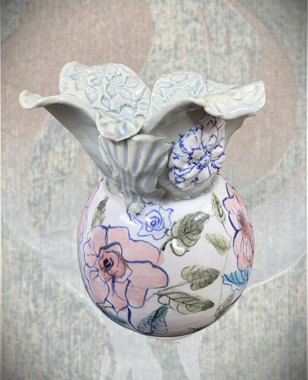 Vase 19, Pink Roses