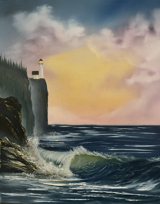 Paint Along with Aaron "Wave of Light", Sun., Sept. 27, 10am-4pm, Instructor Aaron Akers