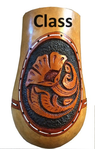 Leather-Look Gourd Jug, Sat., Sep. 14, 2024, 10am - 3pm, Instructor Claudia Herber