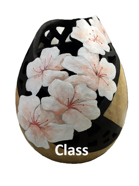 CLOSED Pink Blossom Gourd, Sat., Nov. 9, 2024, 9AM - 4PM, Instructor, Claudia Herber