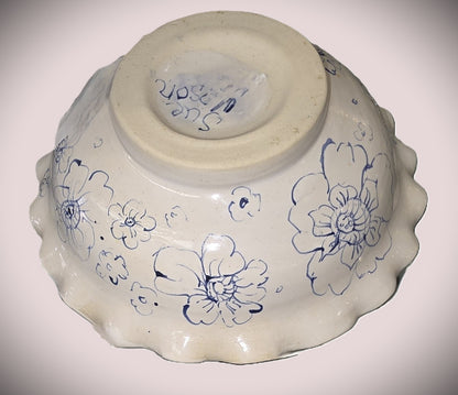 Small Bowl, Blue & White